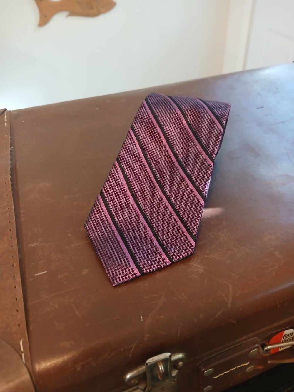 Burma Bibas Purple Silk Tie